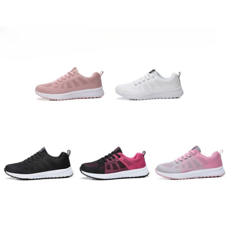 Women Casual Lace-Up Mesh Shoes