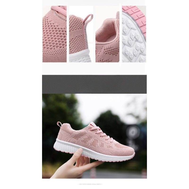 Women Casual Lace-Up Mesh Shoes