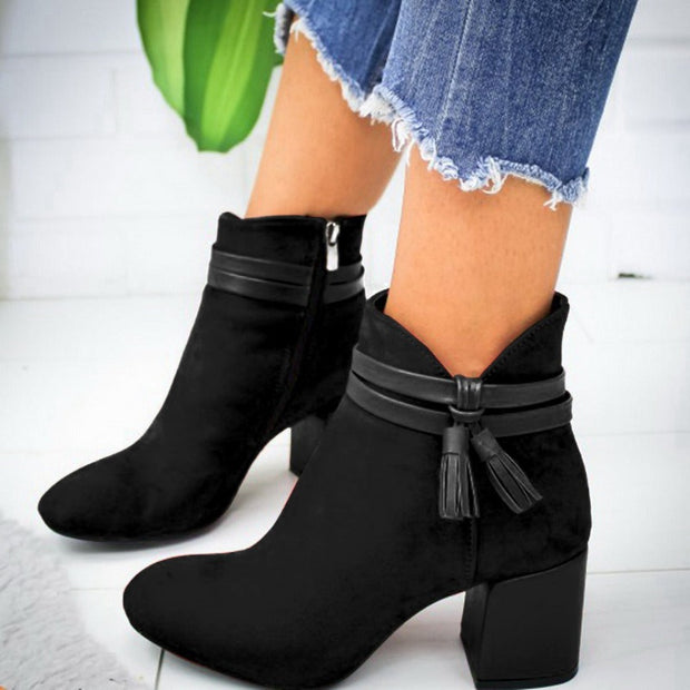 Women's Tassel Ankle Shoes