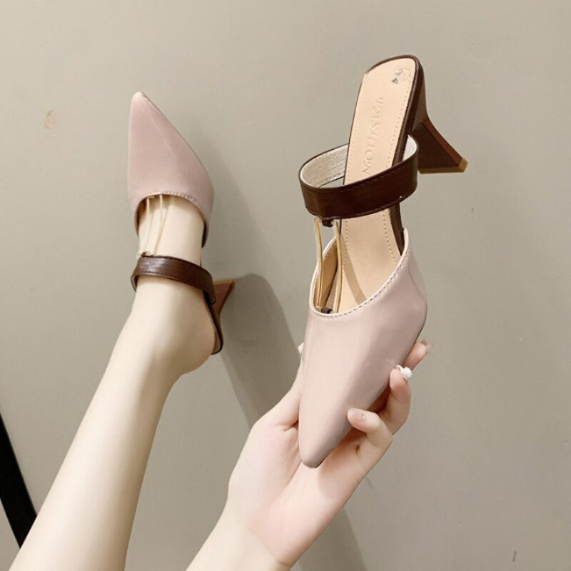 Women's Pointy Chunky Sandals