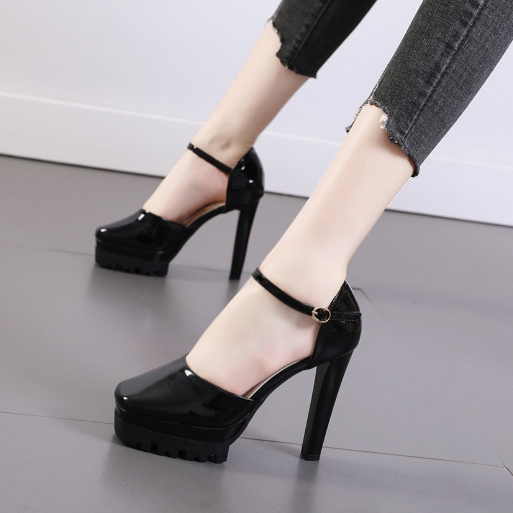 Women's Patent Leather High Heels