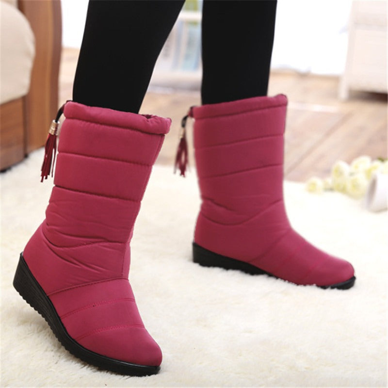 Women Booties Plush Warm