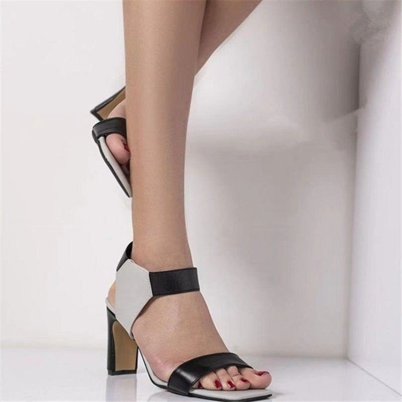 Women Casual Sandals Colorblock