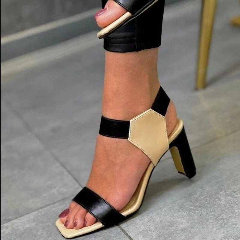 Women Casual Sandals Colorblock