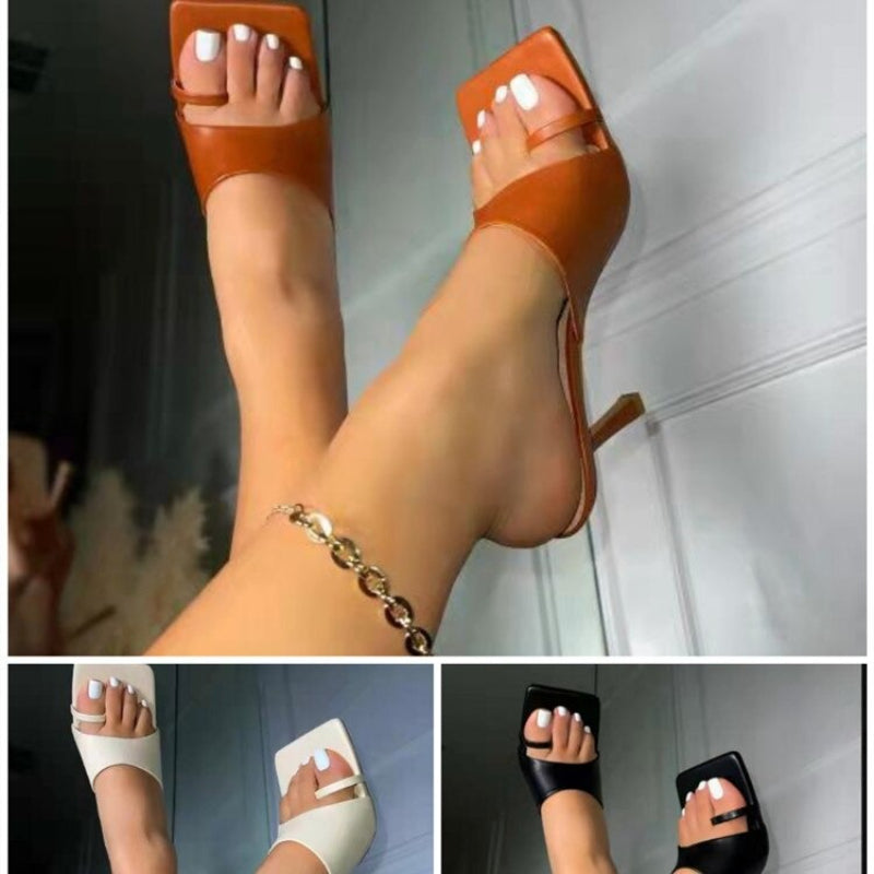 Women Pumps Leather Sandal