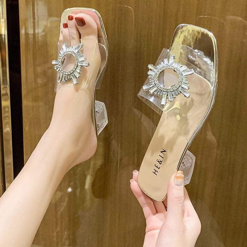 Women's Transparent Sandals High Heels