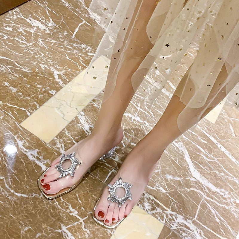 Women's Transparent Sandals High Heels