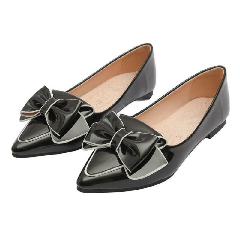 Pointed Leather Women's Shoes