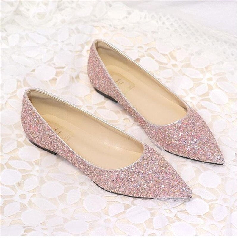 Women's Classic Glitter Flat Shoes