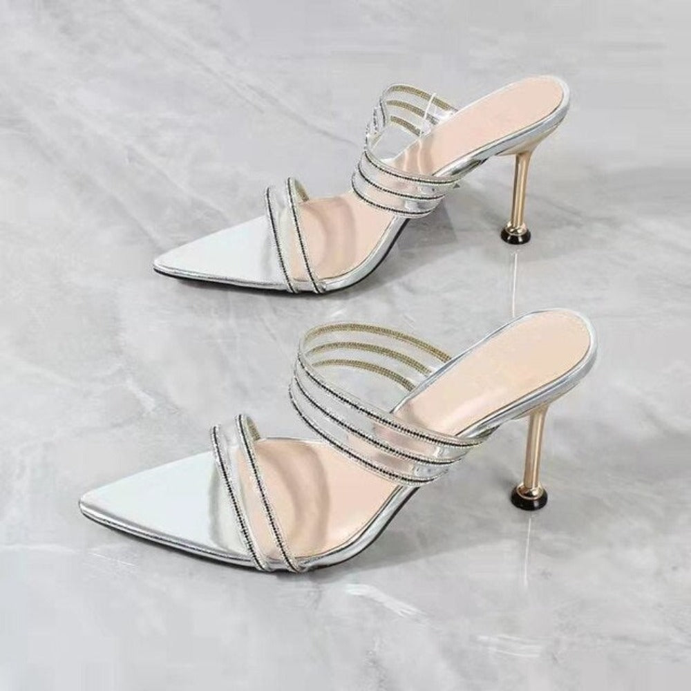 Women Sandals Thin Low Heel