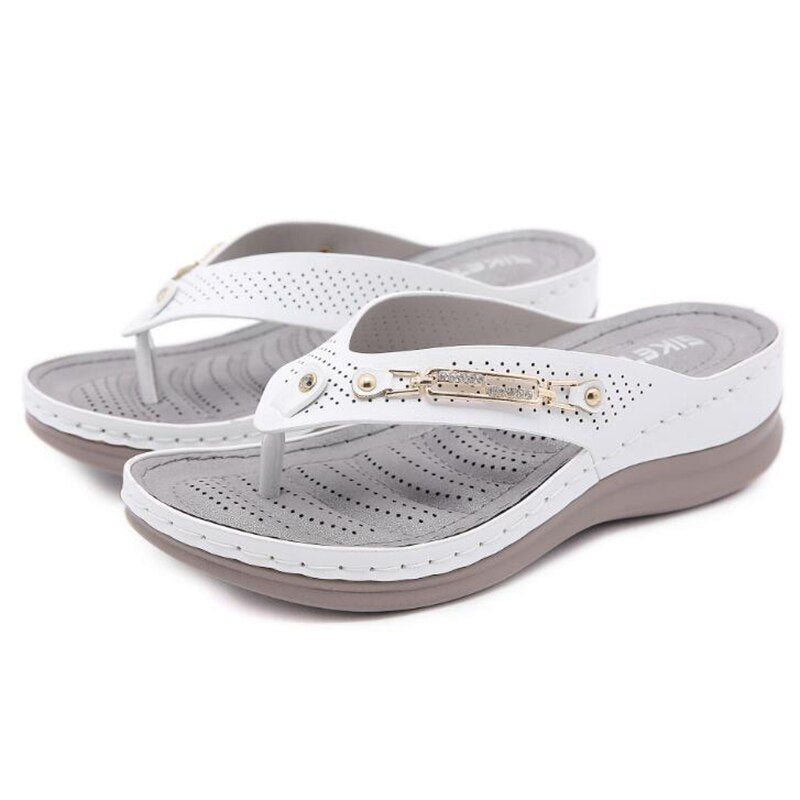 Open Toe Comfy Premium Orthopedic Low Heels Walking Sandals