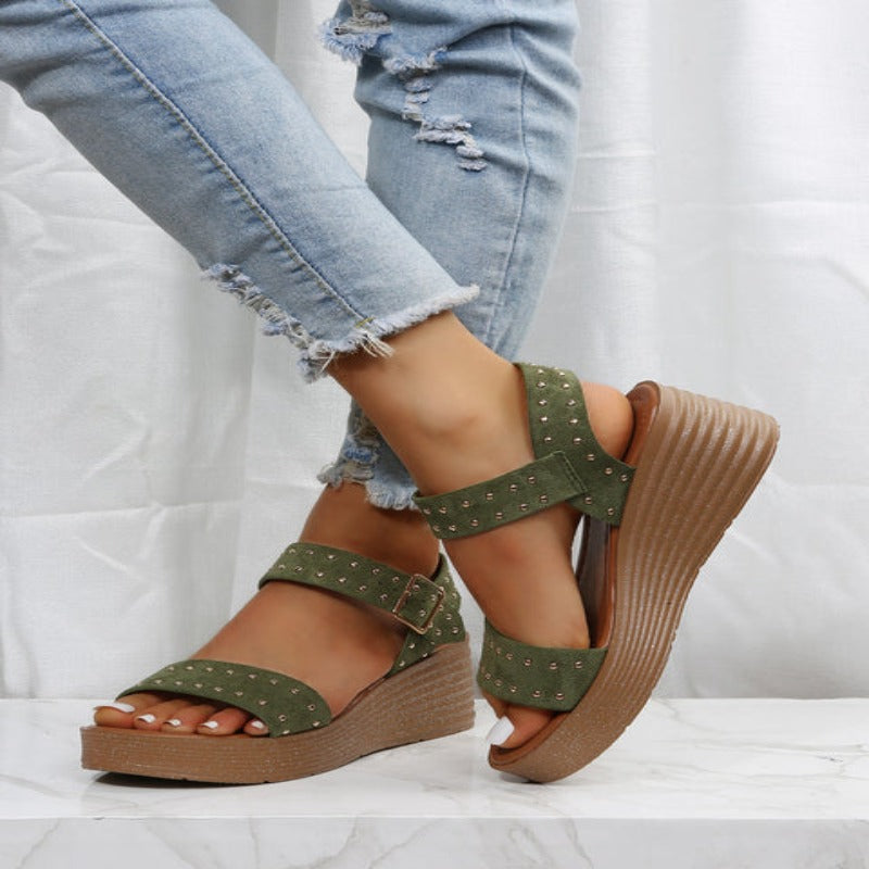 Gladiator Wedge Sandals