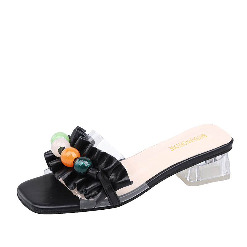 Casual Sandals Slippers Ladies High Heels