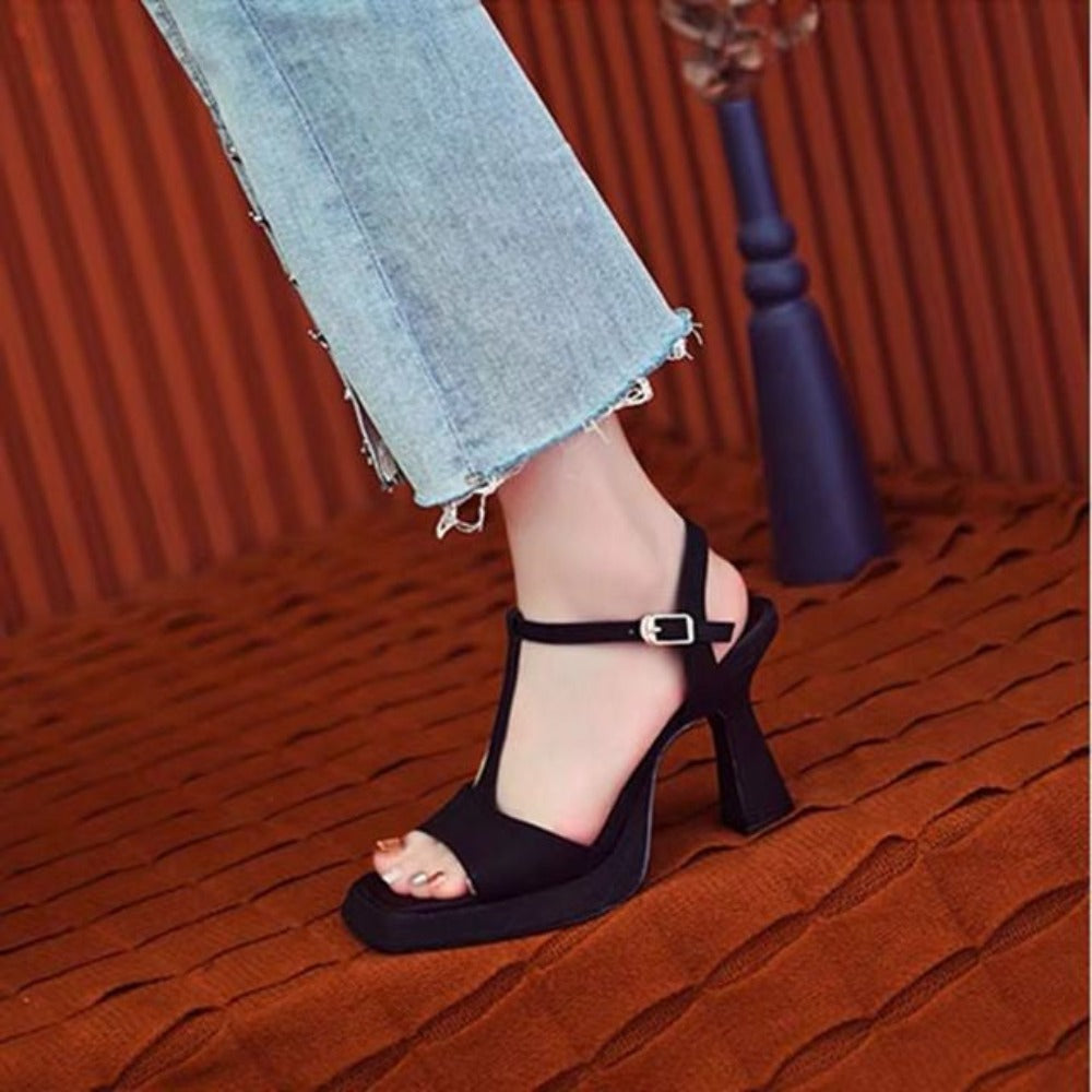 Round Toe Elegant Ladies High Heels