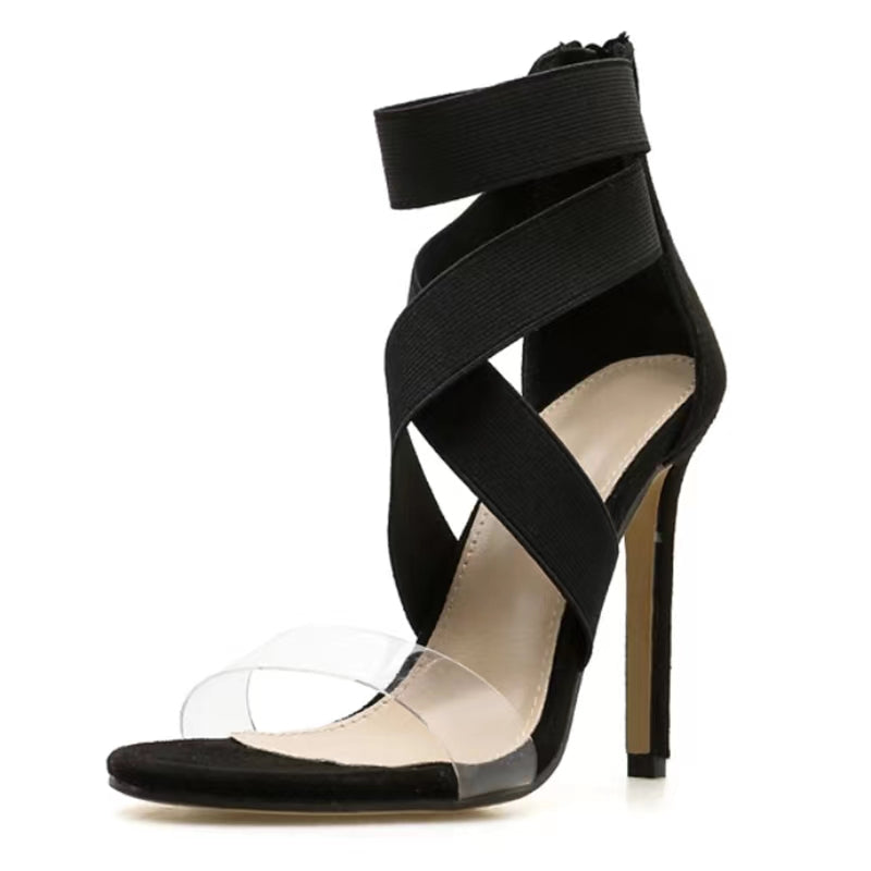 Open Toe Stiletto Sandals Gladiators