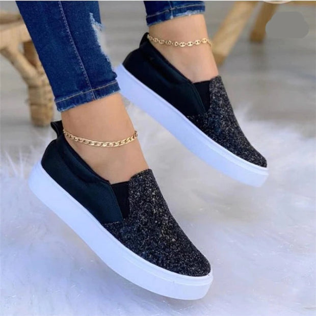 Women Canvas Flats Loafers