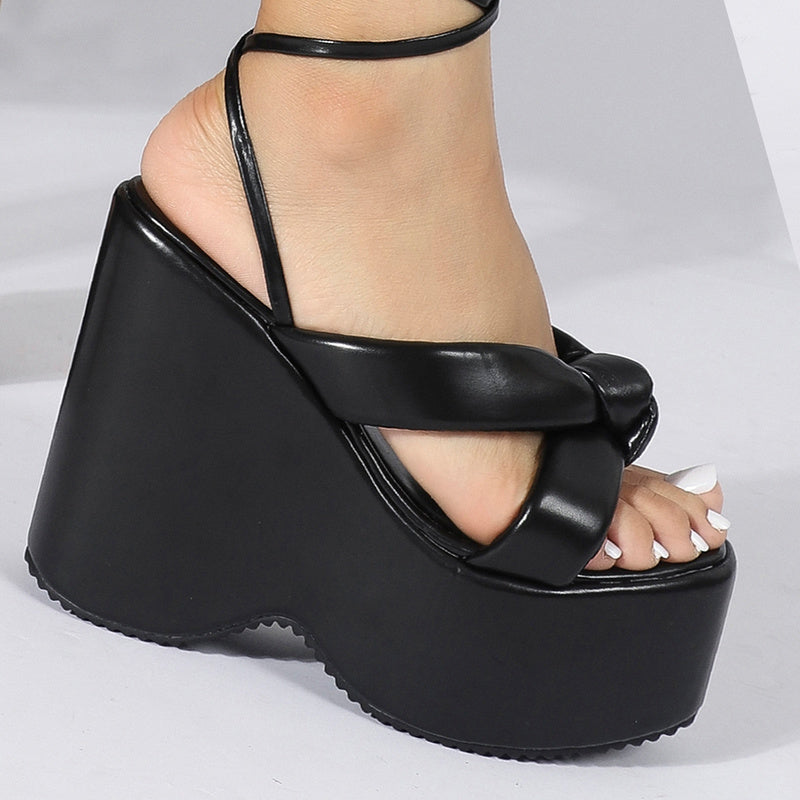 Open Toe Platform High Heels Sandals For Women