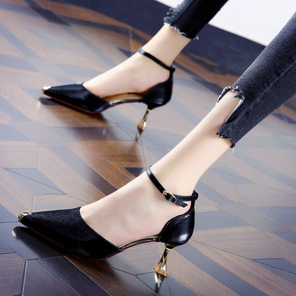 Buckle Strap Stiletto Heel