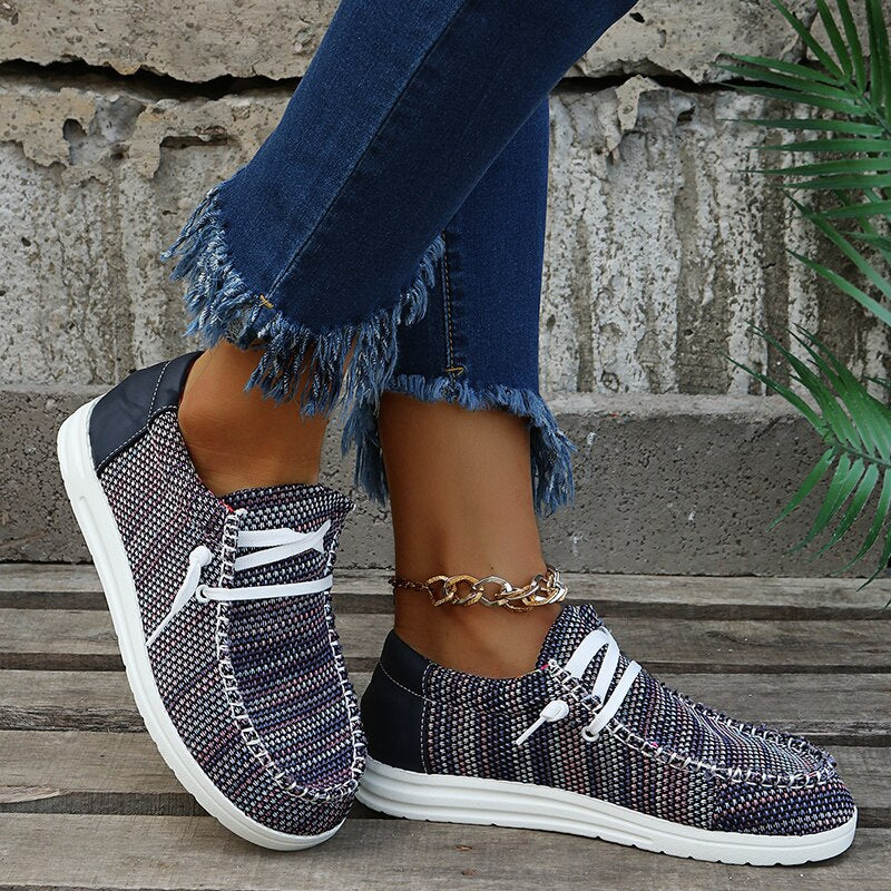 Women's Knitted Mesh Sneakers