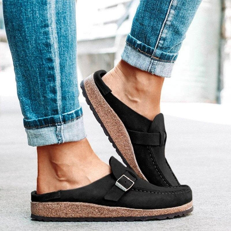 Flat Loafers Retro Slip-On Shoes