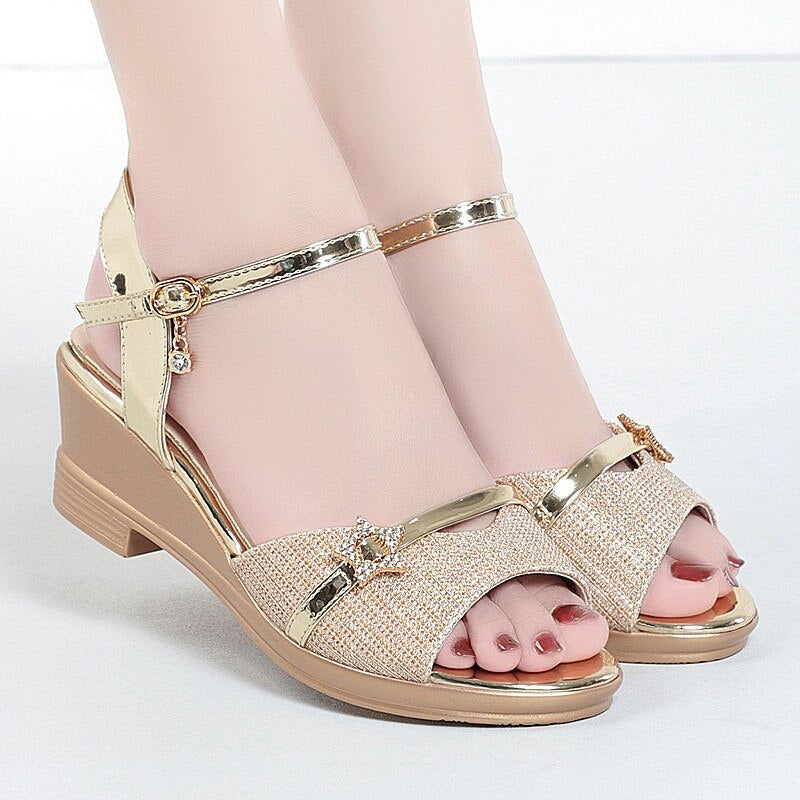 Women High Square Heels