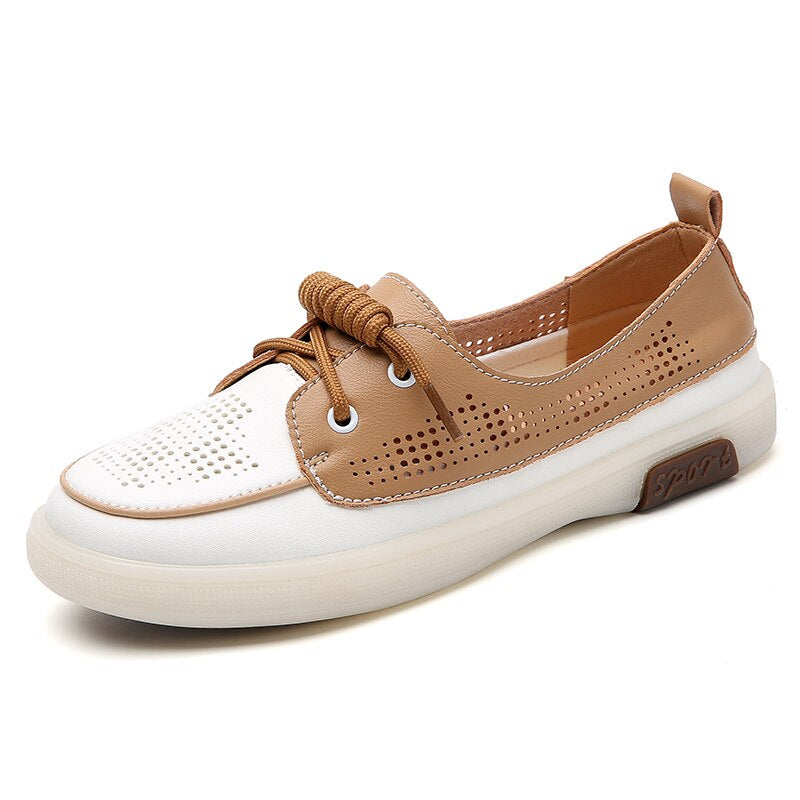 Women Genuine Leather Sneakers