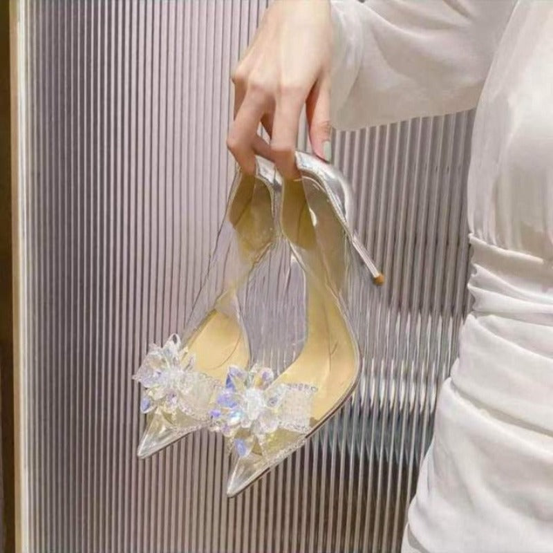 Transparent Heels For Weddings