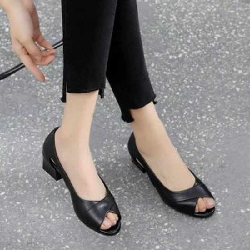 Comfortable Ladies Mid Heels