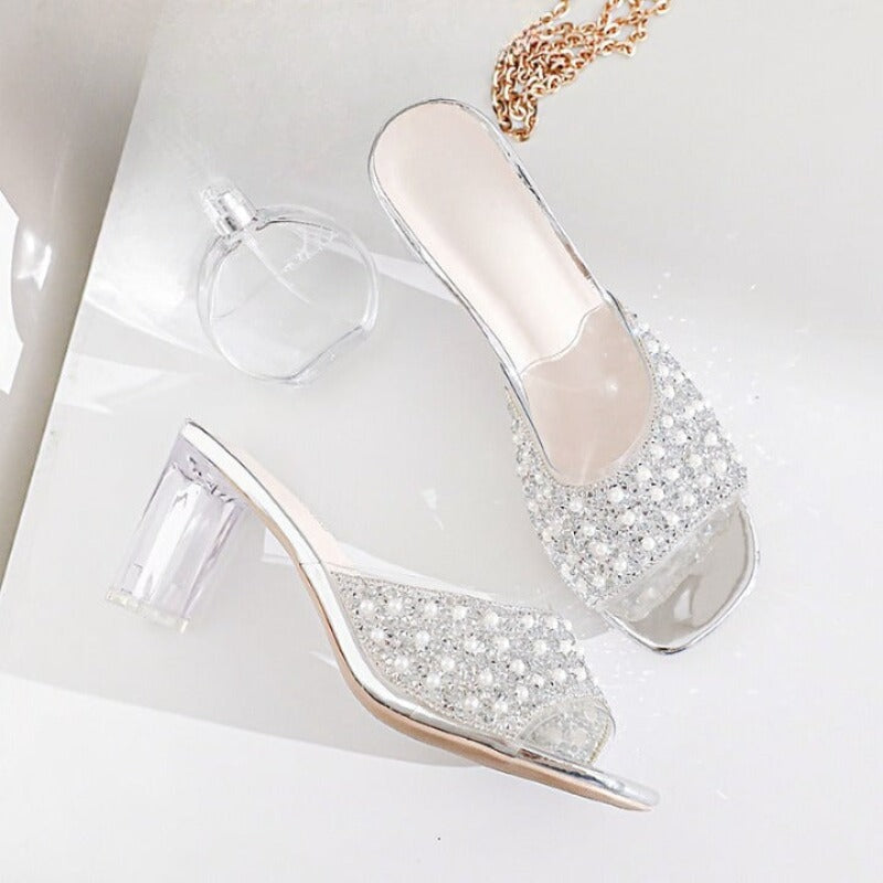 Wedding Transparent Heels For Women