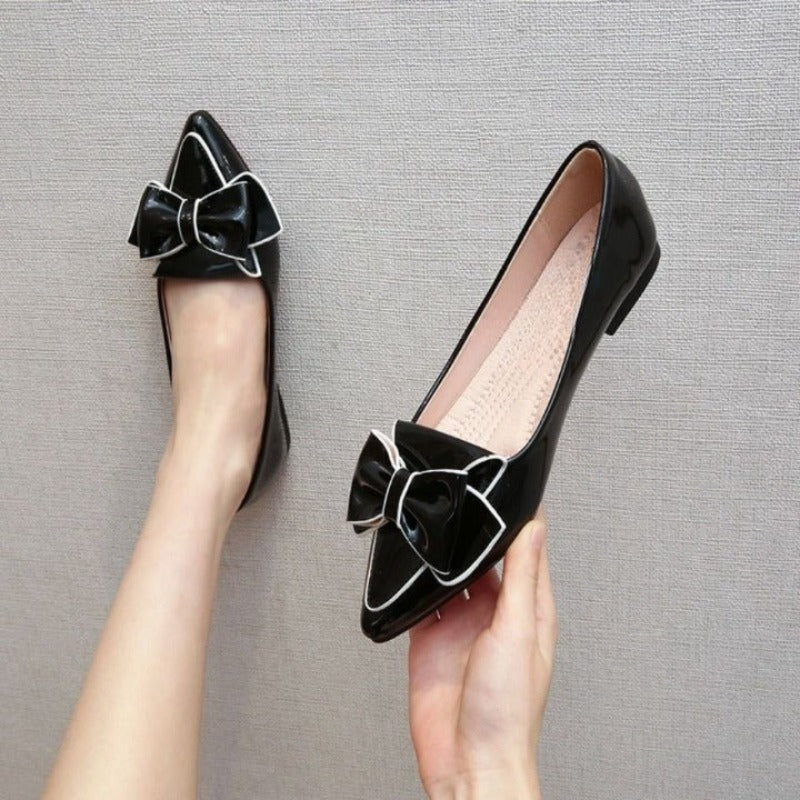 Pointed Leather Women's Shoes