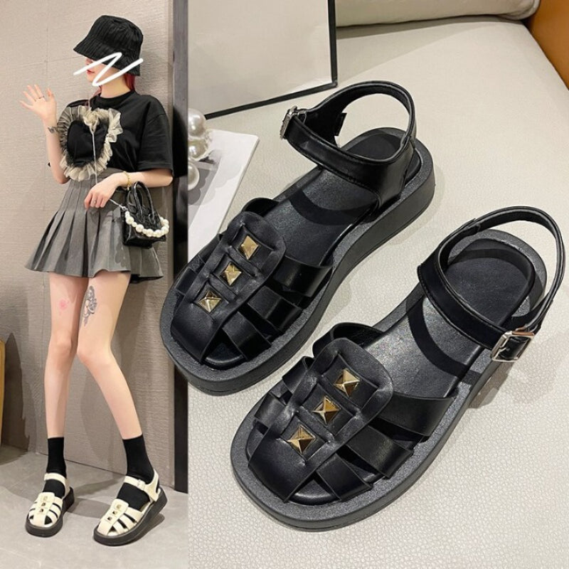 Peep Toe Sports Sandals