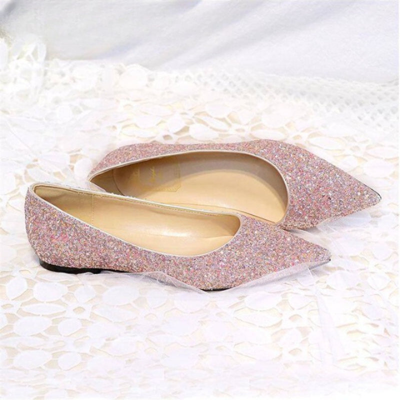 Women's Classic Glitter Flat Shoes