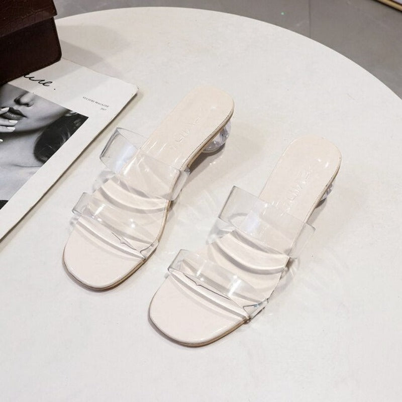 Summer Sandals Clear Transparent Slippers