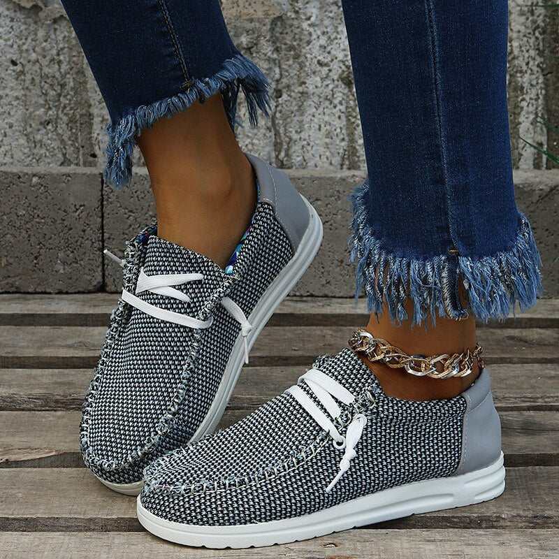 Women's Knitted Mesh Sneakers