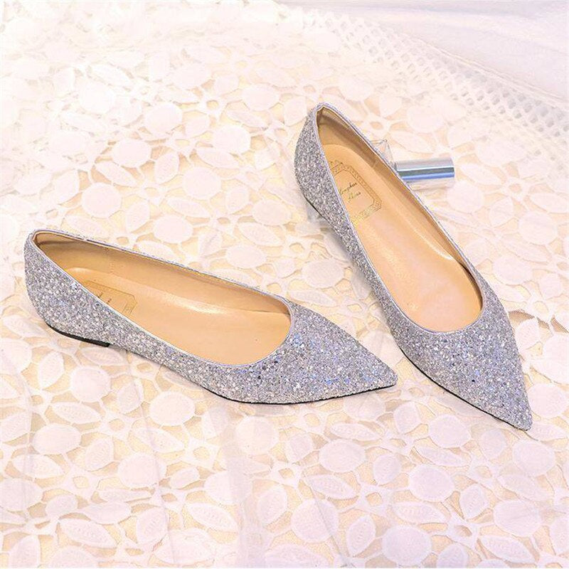 Women's Classic Glitter Flat Shoes