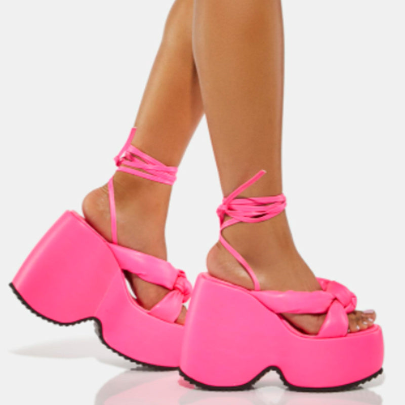 Open Toe Platform High Heels Sandals For Women