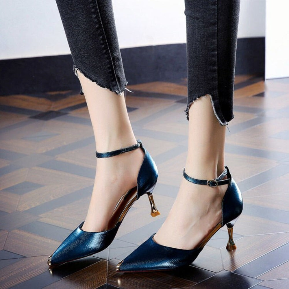 Buckle Strap Stiletto Heel