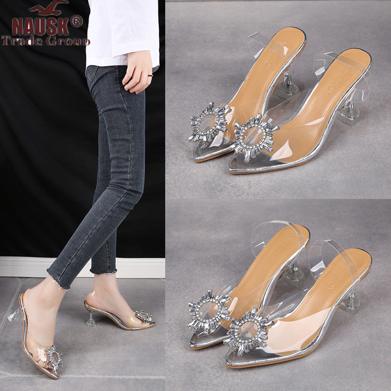 Transparent High Heels Pointed