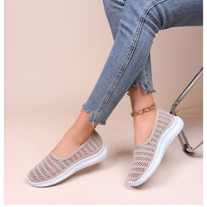 Knitted Fabric Lightweight Loafers