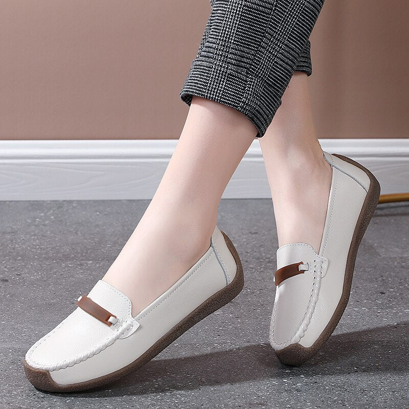 Women's Genuine Leather Flat