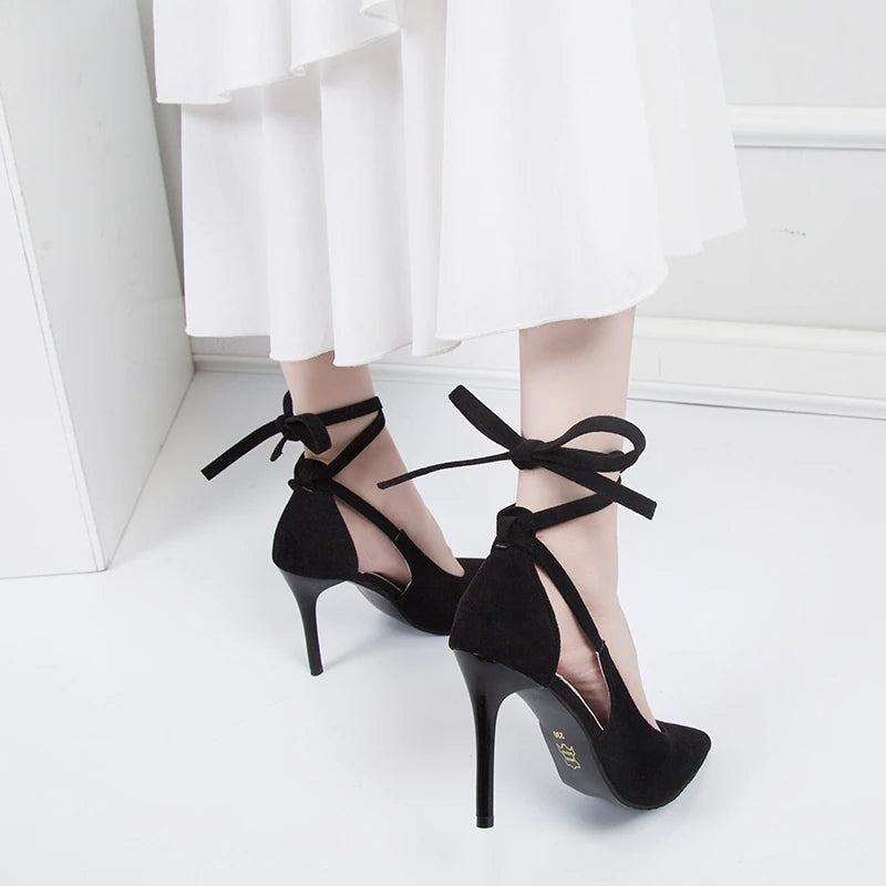 Pointed Stiletto Wedding Heels