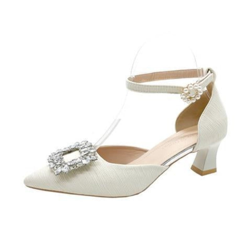 Luxury Crystal Slingback High Heels