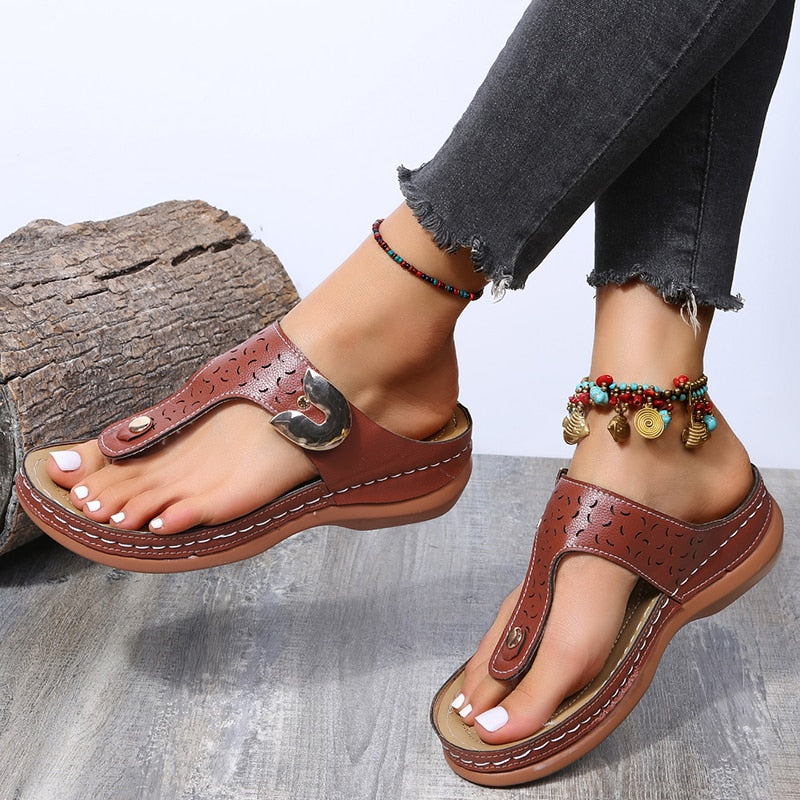 Retro Beach Sandals For Women