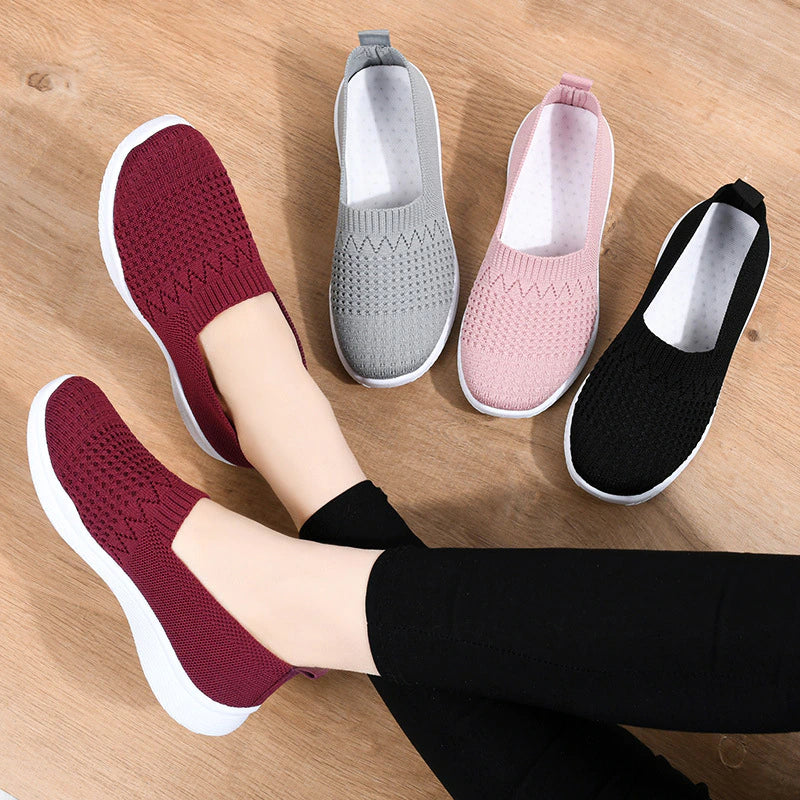 Solid Comfortable Flat Shoes