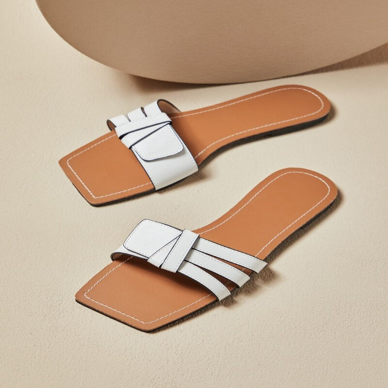 Square Toe Casual Slippers