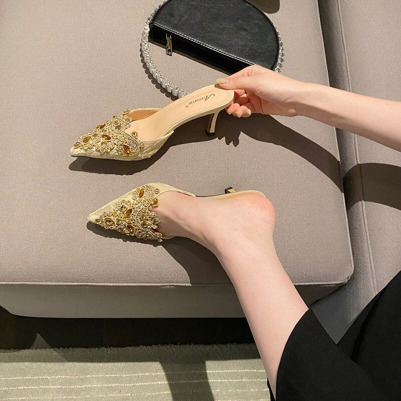 Pointed Toe Pumps Thin Heels