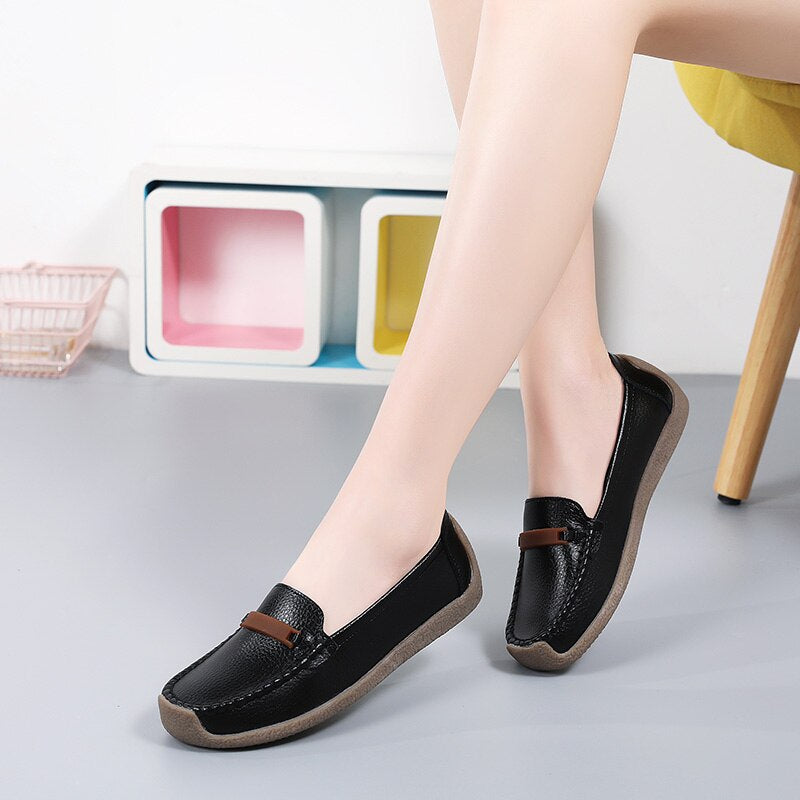 Women's Genuine Leather Flat