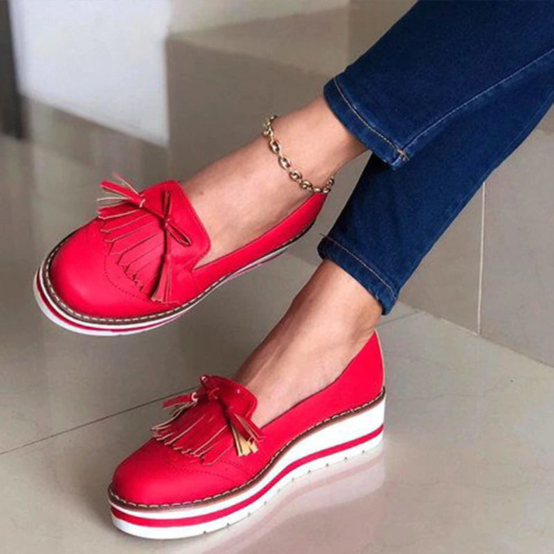 Bowknot Loafers Slip On Flat