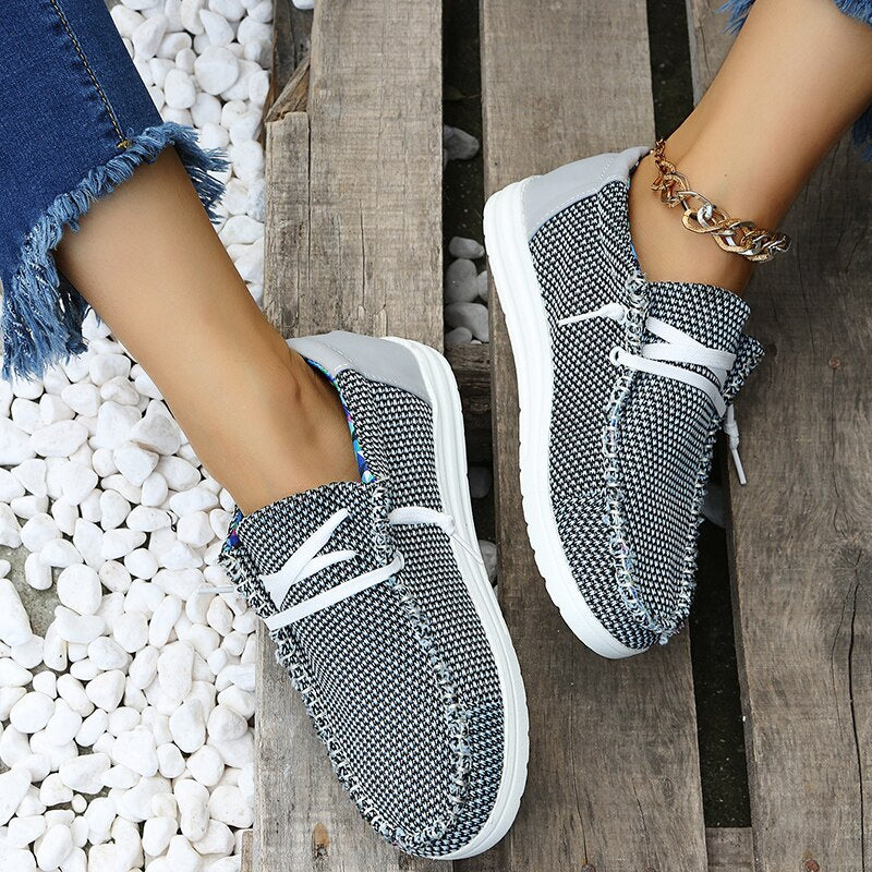 Women's Knitted Mesh Sneakers