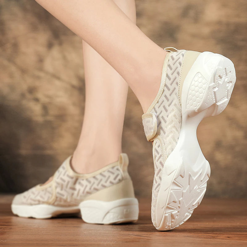 Large Lightweight Lace Dancing Shoes